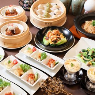 ●*Jade Course*●<Food only> Specialty: Shark fin fried rice with thickened sauce, etc., 8 dishes in total