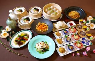 ●＊琥珀コース＊●〈料理のみ〉3月1日～5月31 京鼎樓名物 「フカヒレ餡かけ炒飯」など全8品