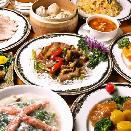 [Authentic Chinese! Luxury course] 10 dishes, 2 hours of all-you-can-drink included, 5,000 yen (tax included)