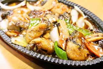 Oyster and oyster teppanyaki