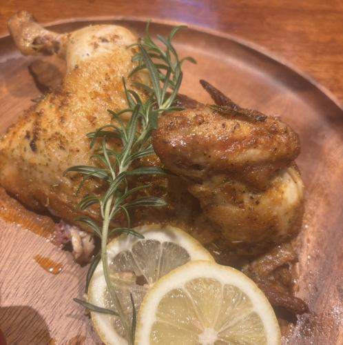 自家製ロティサリーチキン