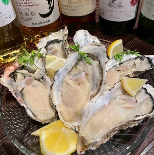 カキ小屋の超新鮮生牡蠣