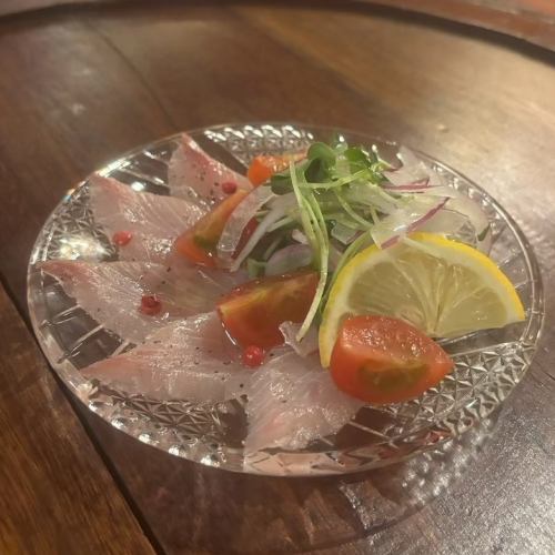 本日の鮮魚のカルパッチョ
