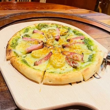 ジャガイモとベーコンのジェノバ