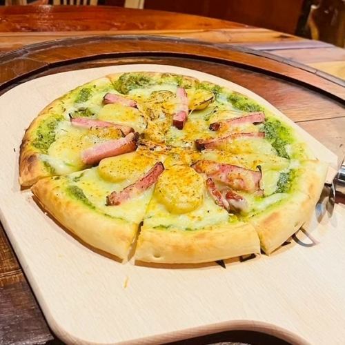 ジャガイモとベーコンのジェノバ