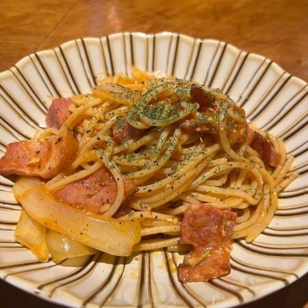 ピリ辛アマトリチャーナ