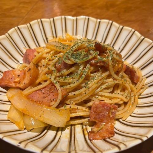 ピリ辛アマトリチャーナ