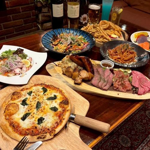 【料理7品+飲み放題3H人気No1◎】TANAA’S食べ尽くし飲み尽くしコース5500円(税込)