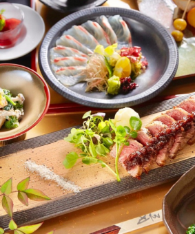[Private room guaranteed plan] Seasonal Kaiseki course with 8 dishes using seasonal ingredients