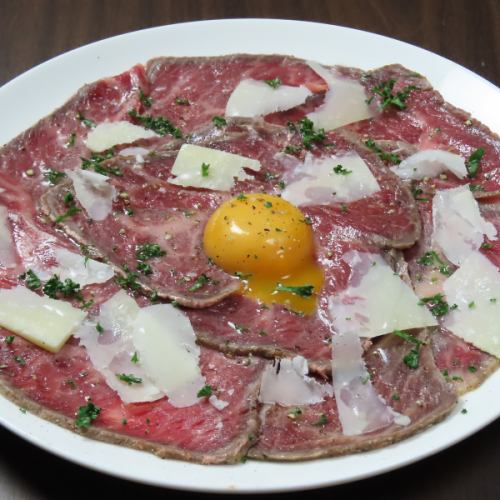 当店のおすすめ！【牛肉のカルパッチョ】