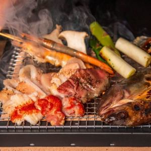 けむりを楽しむ七輪焼き