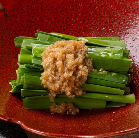 生レバニラのニラ