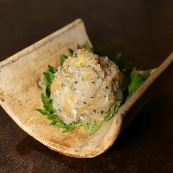 鮮魚のなめろう 柚子胡椒風味