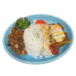 ガパオとタコライスのスペシャルプレート