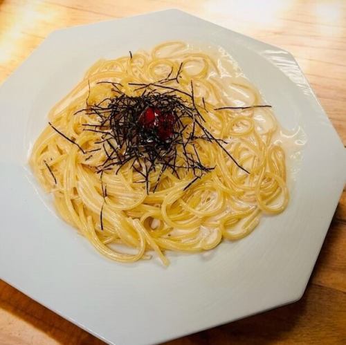 明太子クリームパスタ