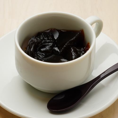 homemade bitter coffee jelly