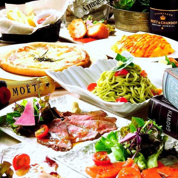 [Attraction of all-you-can-eat-and-drink (1)] Renewed at a great price! The most cost-effective all-you-can-eat and drink is 2,200 yen on weekdays and 3,000 yen on weekends