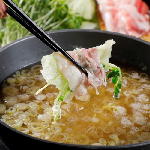 Shabu-shabu with miso sauce *Orders can be made for one person or more.