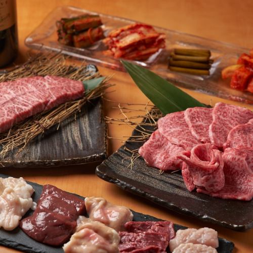 A5 wagyu beef and all-you-can-drink course!
