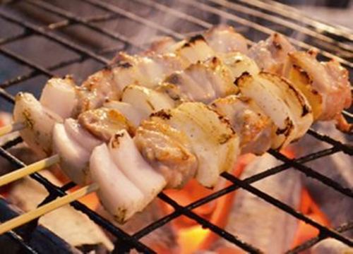 しっかり炭火で焼き上げ！