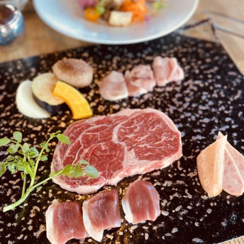 BRASSスペシャルコース〈葡萄牛100g〉