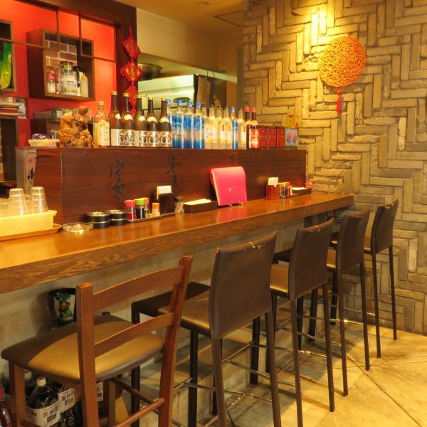 It is a counter seat that can be used for dating from Sakumeshi & Saku drinking by one person.Since it is station chika, please feel free to drop in on the way back from the company ☆ Please spend a pleasant time with rich authentic Chinese food & drink menu!