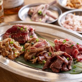 【浜じんセット】名物の生ラムや生マトンなど当店イチオシのお肉を堪能◎全5品◆3980円(税込)