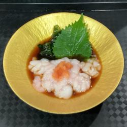 Whitefish milt with ponzu sauce