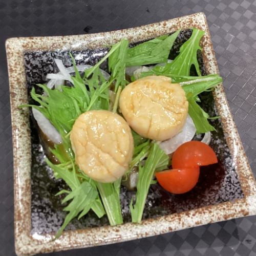 帆立貝柱バター焼き