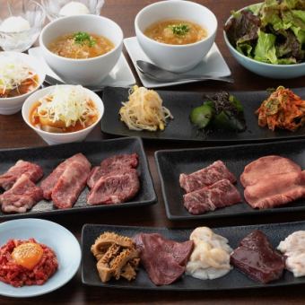 [Luxury course] Enjoy marbled Japanese black beef yukhoe and Ushihachi yakiniku dishes! [Welcome and farewell parties, spring banquets]