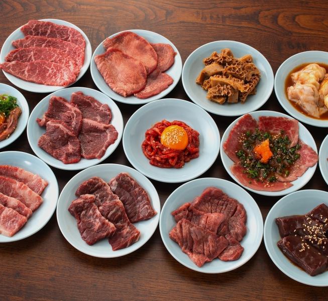 肉酒場の和牛小皿焼肉