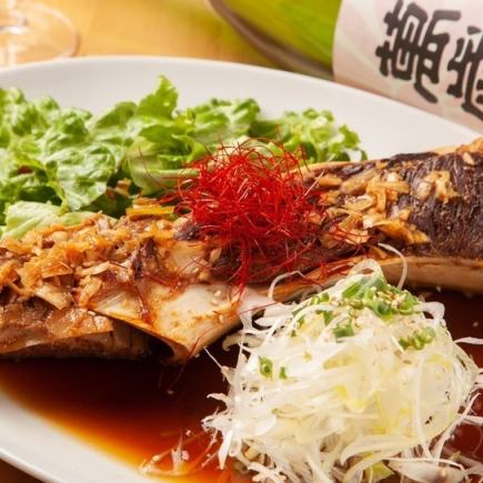 All-you-can-drink included! 5,000 yen (tax included) course! Tuna spare ribs + 4 pieces of sashimi of the day!