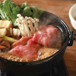 近江牛のすき焼き