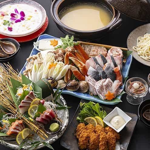 동계 한정! 《무료 음료》 어패류의 맛을 맛보는 ◆우오만 냄비 코스
