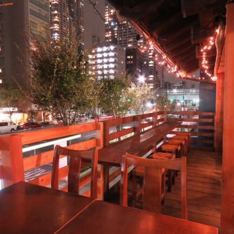 [2F] There are 8 seats in total on the terrace on the 2nd floor!Enjoy your meal on the terrace when the weather is nice♪