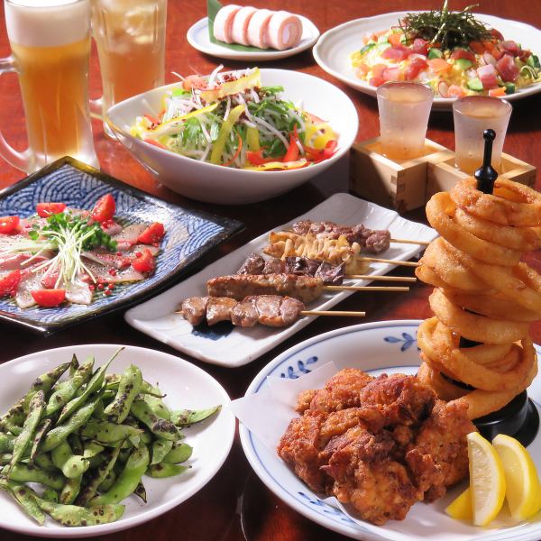 [2 hours of all-you-can-drink!] <Total 7 dishes> course including fresh fish dishes directly delivered from Toyosu 4,500 yen ⇒ 4,000 yen! <For year-end parties and farewell parties♪>