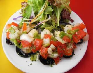 Mussels in Vinagrette Sauce
