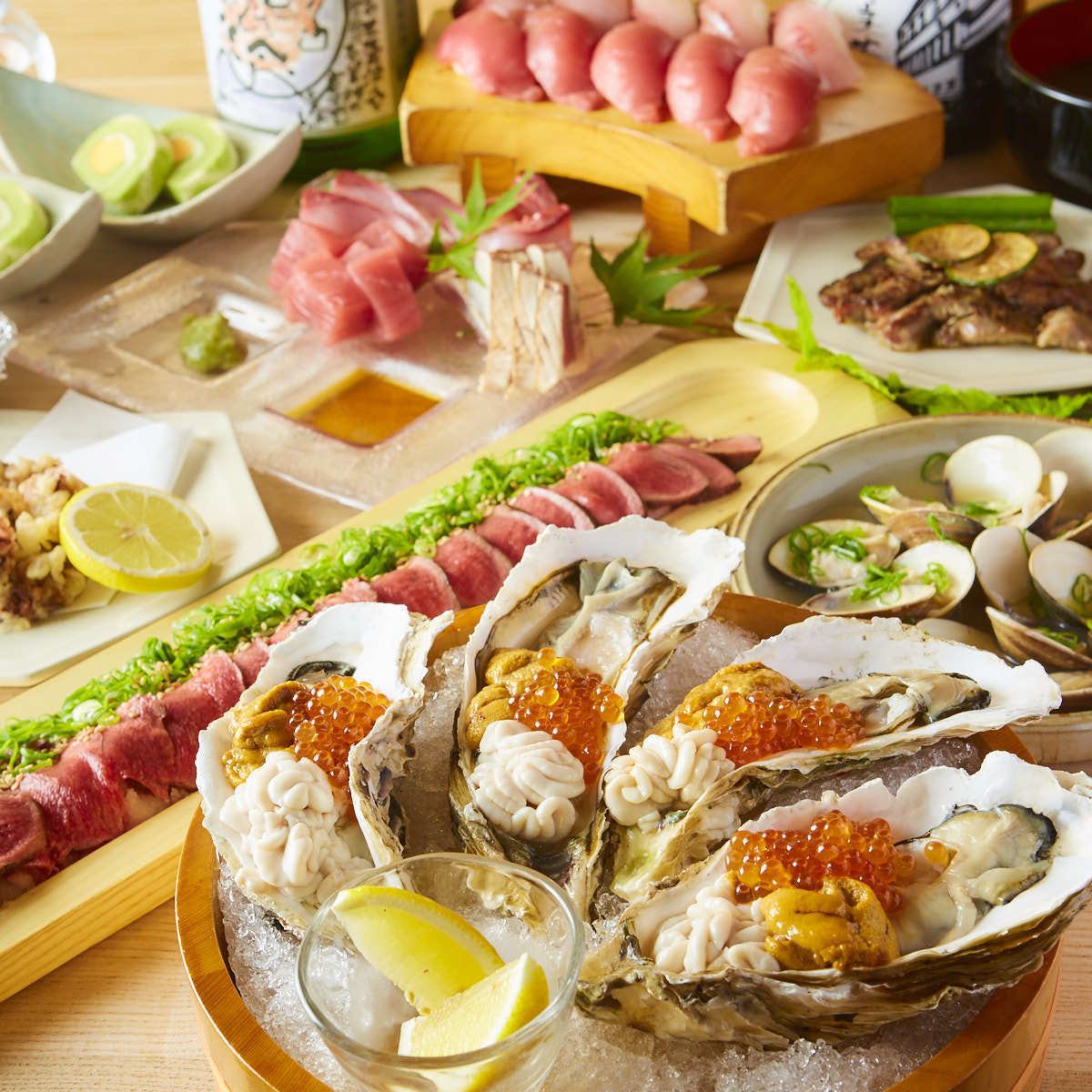 豪華な海鮮料理をお手軽に楽しめる豊橋エリア初の創作海鮮酒場！