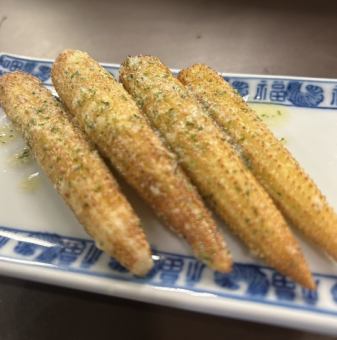 【揚げ】ヤングコーンあおさバター