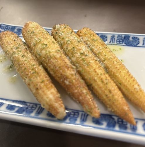 【揚げ】ヤングコーンあおさバター