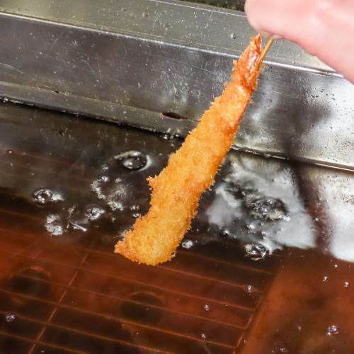 新鮮な旬魚と串カツ