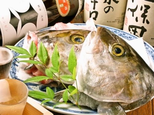 かんぱちのカブト塩焼き