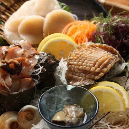 Enjoy Abalone Odoriyaki 6,600 yen course *Reservation required