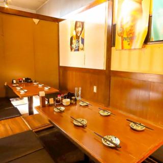 団体様に合わせて個室お使いいただけます