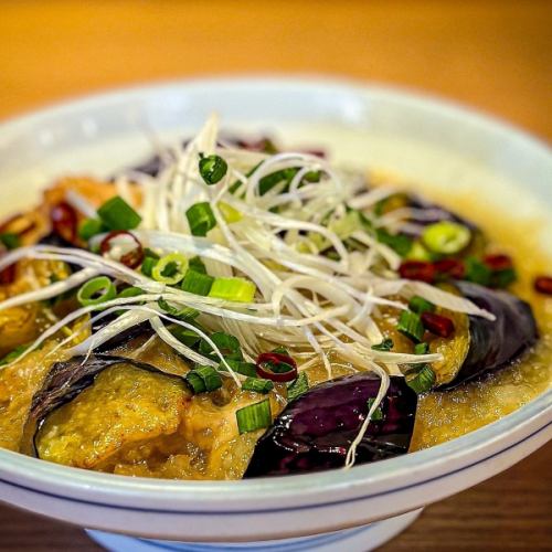 鶏もも肉のみぞれ餡掛け/茄子の揚げびたし