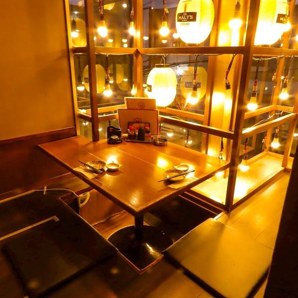 2名様にピッタリの個室席ございます!泉中央駅から徒歩4分と好立地でアクセス〇!