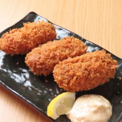 Large fried oysters (3 pieces)