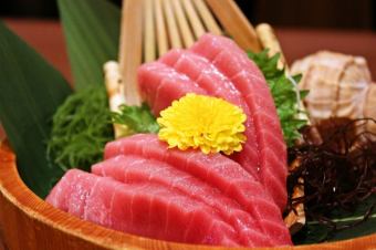 藍鰭鮪魚中脂肪鮪魚刺身