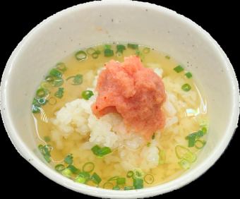 茶泡飯（梅子/鮭魚/辣鱈魚子）
