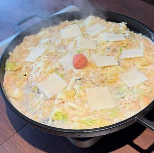 明太もちチーズもんじゃ